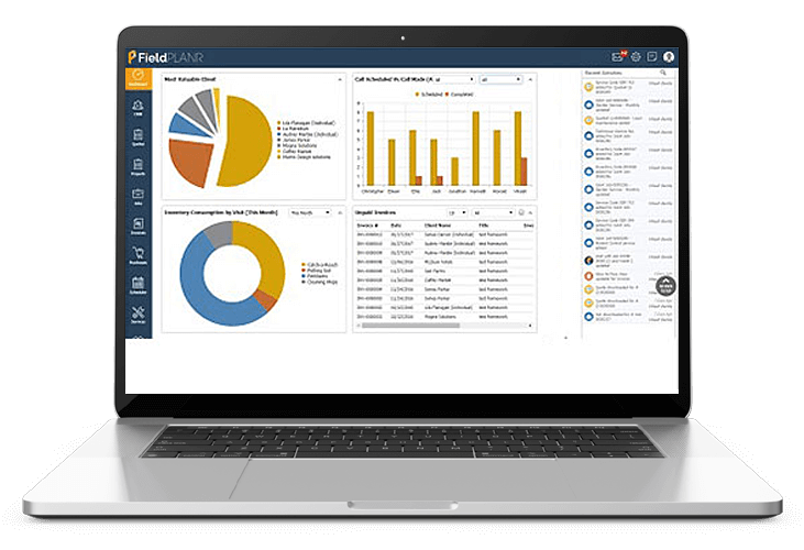 Field Service Management Software - Dashboard